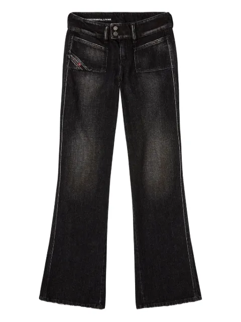 Diesel D-Hush 09N50 patch pocket jeans Black A1382009N50