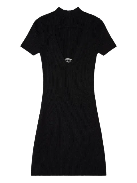 Diesel M-Olympe cut-out plaque dress Black A214000PLBF