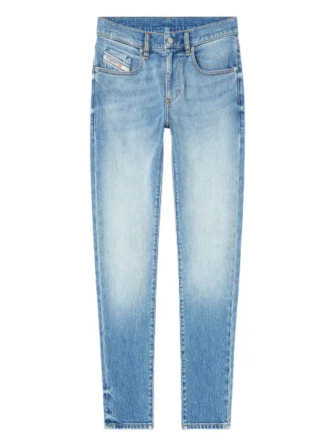 Diesel 2019 D-strukt cotton trousers Blue A035580ADBK