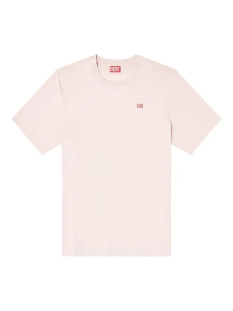 Diesel T-Adjust-V10 ogo T-shirt Pink A209820QIAM