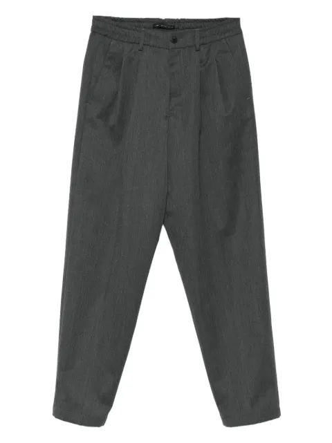 Low Brand pleat-detail tailored trousers Grey L1PFW25266945