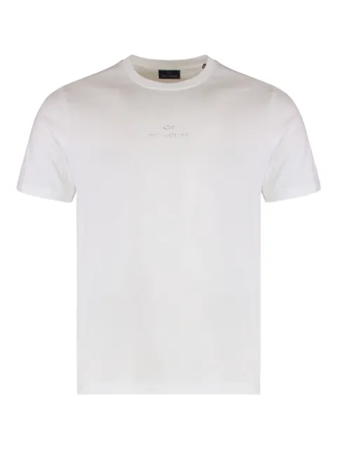 Paul & Shark crew-neck logo T-shirt White 99311008