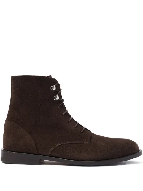 Scarosso Eva lace-up boots Brown EVABOOTBRWSUED