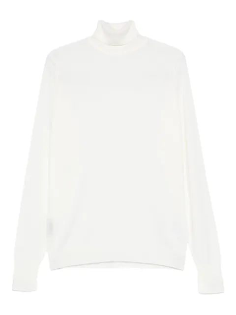 John Smedley Richards roll-neck sweaters Neutrals RICHARDS