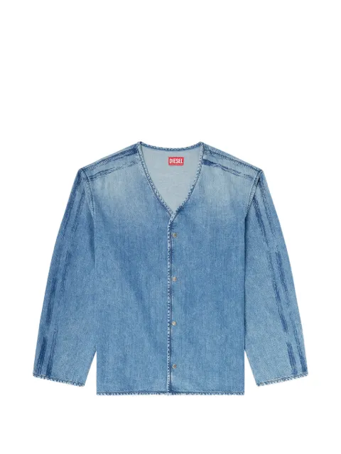 Diesel D-Cadi-S V-neck shirt Blue A217380CECC