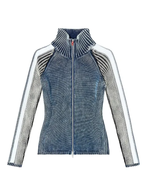 Diesel M-Estrella striped jacket Blue A208910WICF