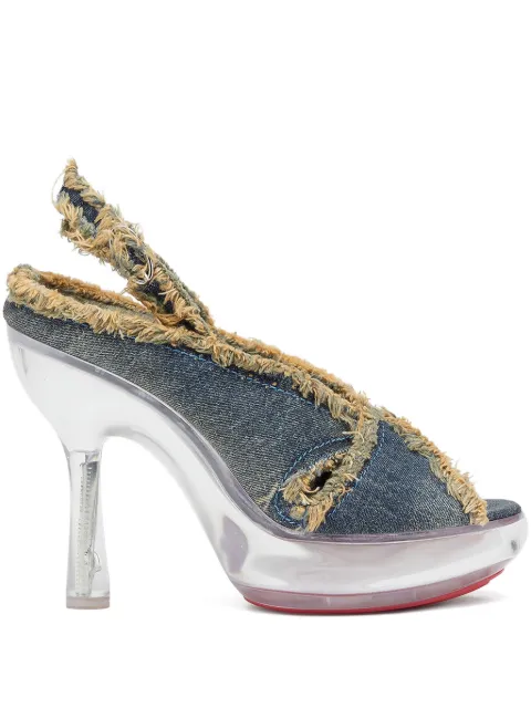 Diesel D-Lake Platform Sdl sandals Blue Y03755P8093