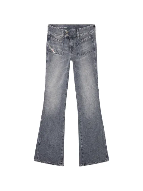 Diesel D-Hush 09n83 double-button bootcut jeans Grey A1382009N83