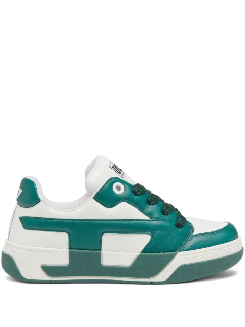 Diesel D-Ollie-sneakers in colour-block leather White Y03796P7483