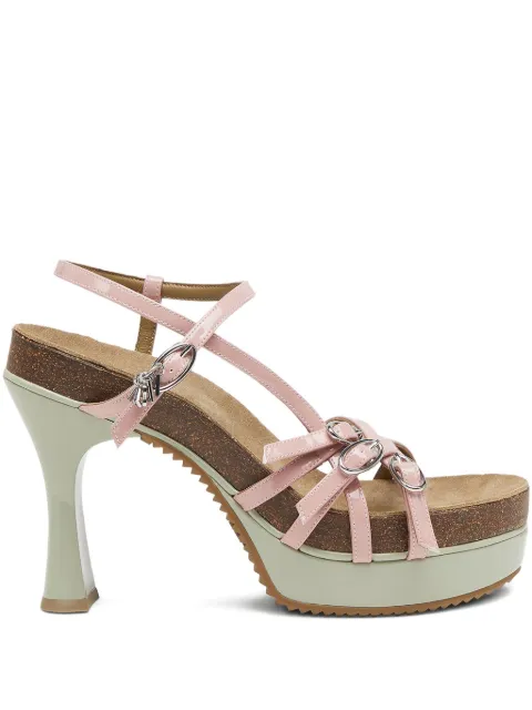 Diesel D-Woodstock buckled sandals Pink Y03818P7482