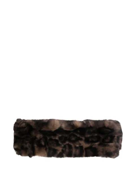 Apparis faux-fur hairband Brown F4AC060DRLE