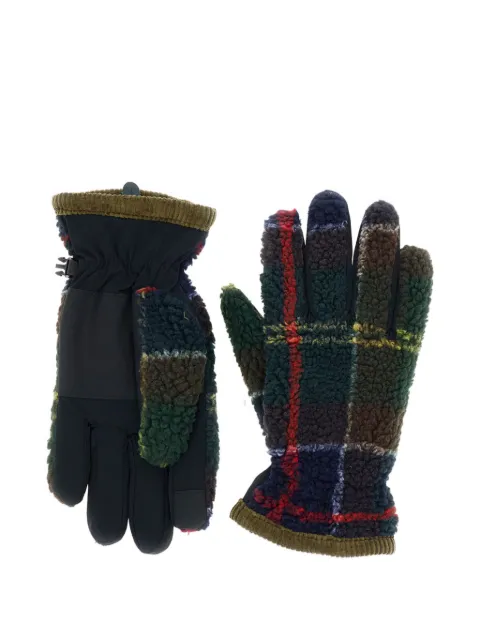 Barbour tartan-pattern gloves Black MGL0147TN11