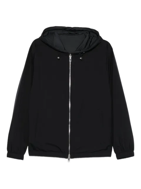 Montecore zip-up hooded jacket Black F09MUC937R