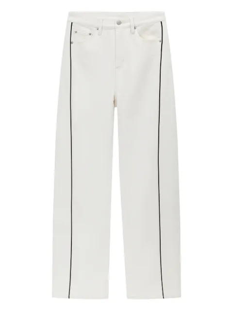 Hey Joanie high-waisted wide-leg trousers Neutrals HJ052