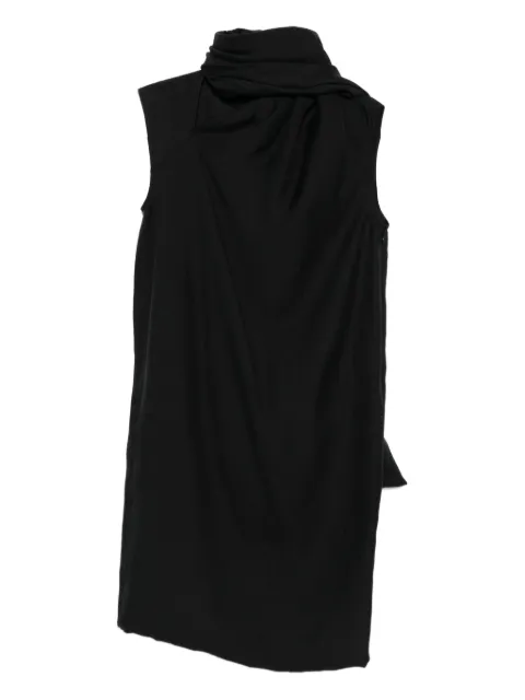 TOTEME cowl-neck sleeveless dress Black 254WRD0251FB0265001