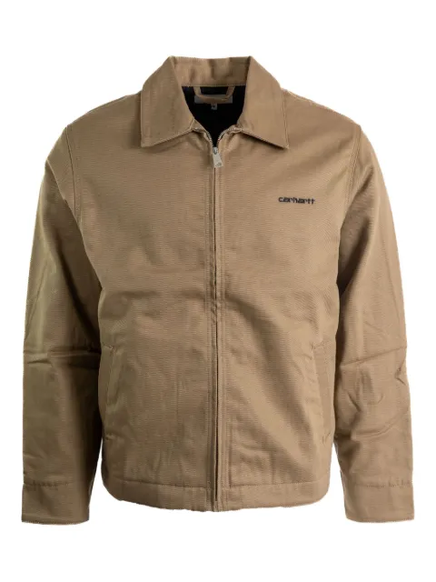 Carhartt WIP zip-up cotton jacket Neutrals I035621