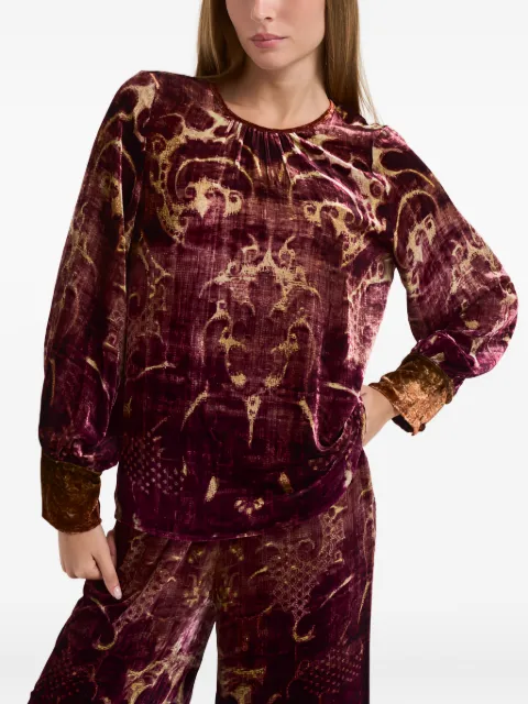 Pierre-Louis Mascia long-sleeve blouse Red 11947516438