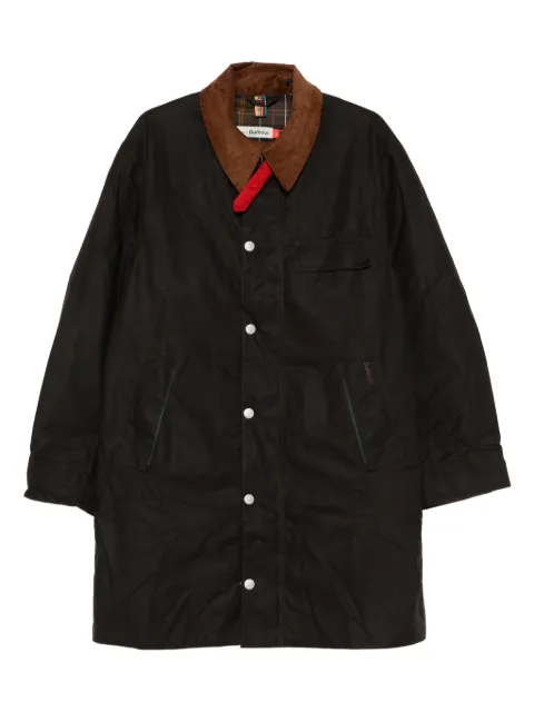 Barbour corduroy-collar jacket Brown MWX2514MWXRU71