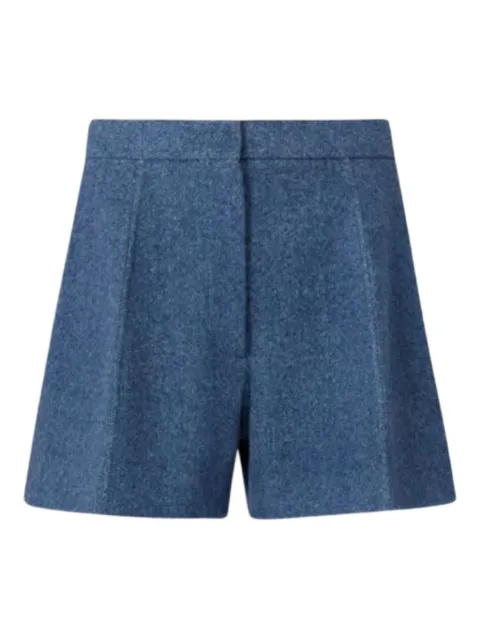 Sportmax runway wool shorts Blue 2522146023600