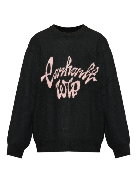 Carhartt WIP Chedda logo sweater Black I035593