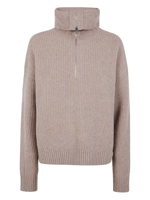 Filippa K zip roll-neck sweater Neutrals 31654