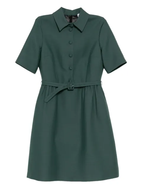 Dice Kayek wool midi dress Green FW25R218