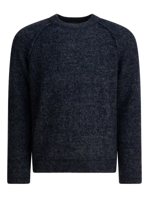 RAKKI raglan crew-neck sweater Blue MANAGERWYBLUNOTTEGRIGIO