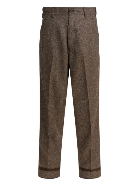 Maison Margiela belt loops trousers Brown S67KA0074M35569
