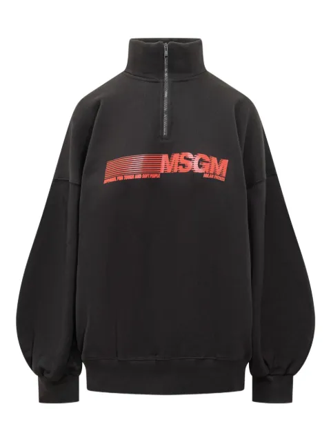 MSGM balloon-sleeve sweatshirt Black 3942MDM85N257999