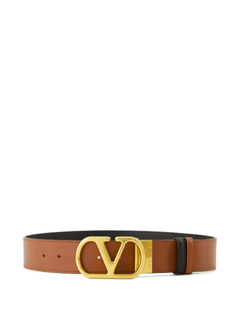Valentino Garavani VLogo Signature reversible belt Brown WT0SQ4IYR