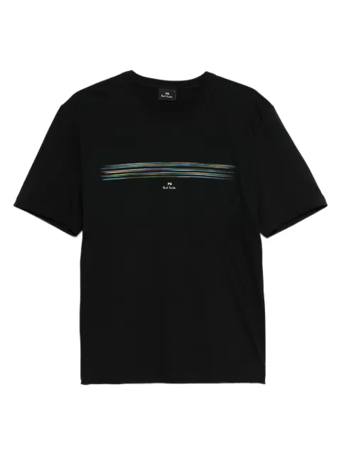 PS Paul Smith Blur Stripe T-shirt Black M2R220XTP5447