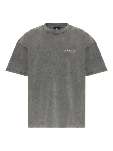 Represent logo-print short-sleeve T-shirt Grey OCM41201
