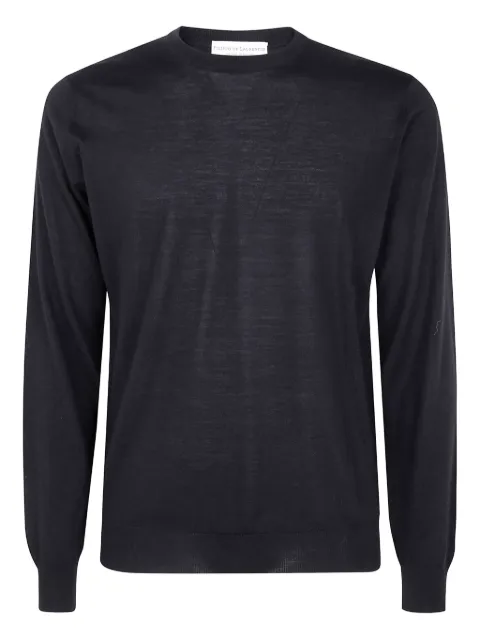 Filippo De Laurentiis crew-neck long-sleeve sweater Black GC1MLRM16R