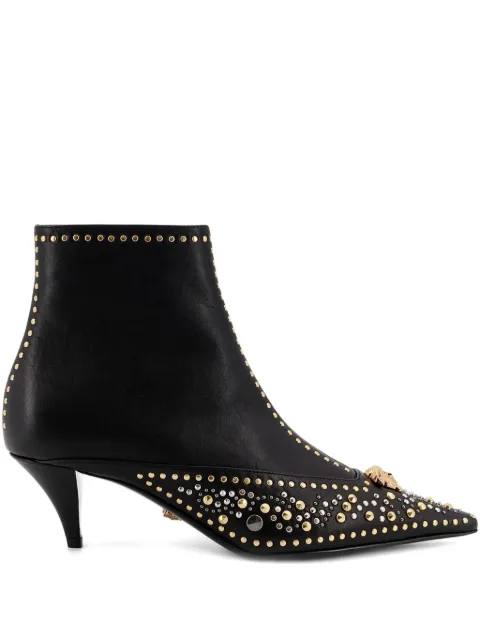 Versace Studded La Medusa anke boots Black 10217091A16222