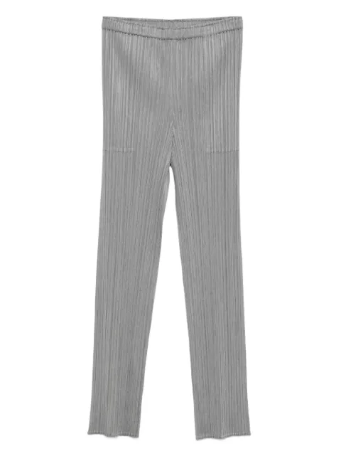 Pleats Please Issey Miyake pleated trousers Grey PP58JF111