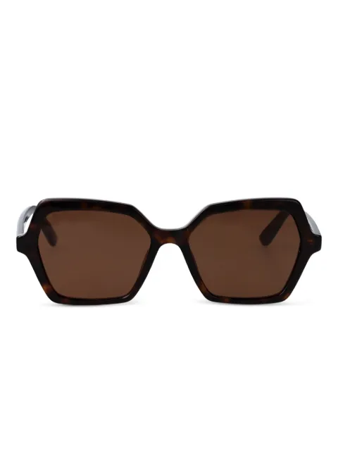 Alexander McQueen Eyewear AM0537S geometric-frame sunglasses Brown AM0537S