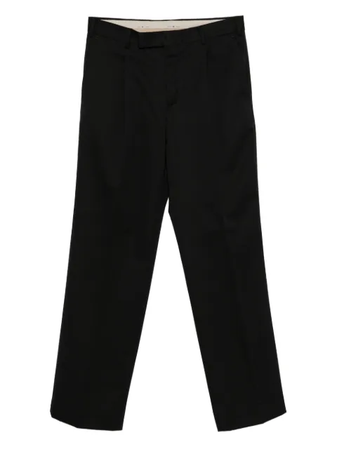 PT Torino Quindici pleat-detail trousers Black AFX5ZA0FWDSD74