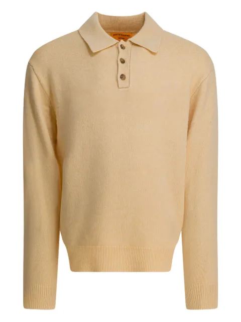 Guest In Residence elbow-detailed polo shirt Yellow M26010JMBUT