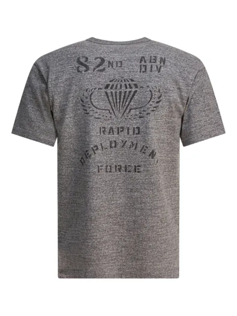 Buzz Ricksons printed crew-neck T-shirt Grey BR79564113