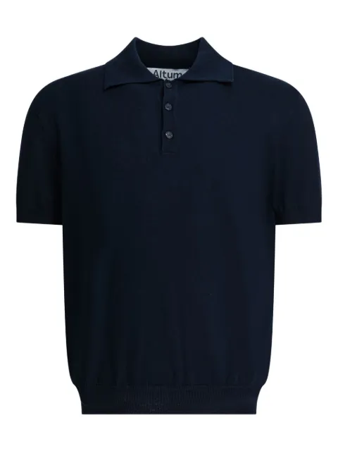ALTUM buttoned polo shirt Blue POLO01