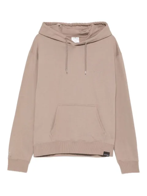 Courrèges hand-warmer pouc hoodie Brown 325JHO042JS0234