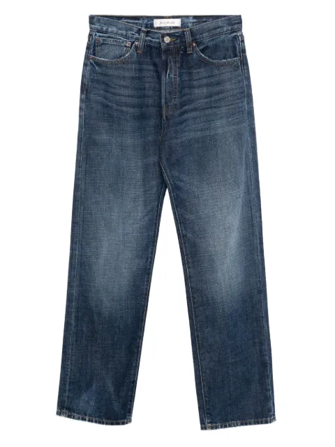Aya Muse buckled straight leg jeans Blue AMPF2568