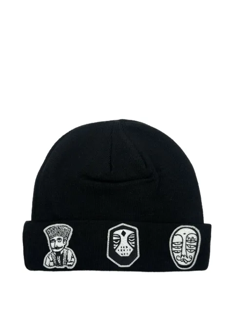Haculla NYC embroidered beanie hat Black ESHACH04