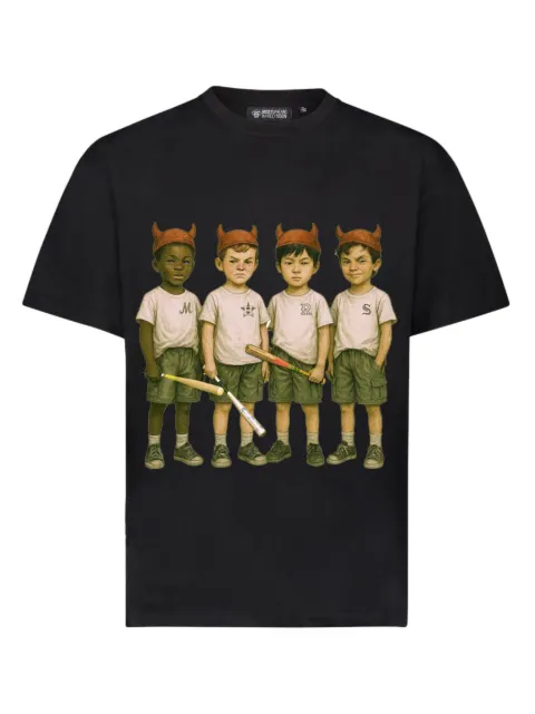 Mostly Heard Rarely Seen Culturally Inappropriate Boys Team T-shirt Black MH02BFT01