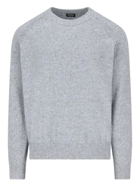 Zegna crew-neck sweater Grey RUGK8MA2410401