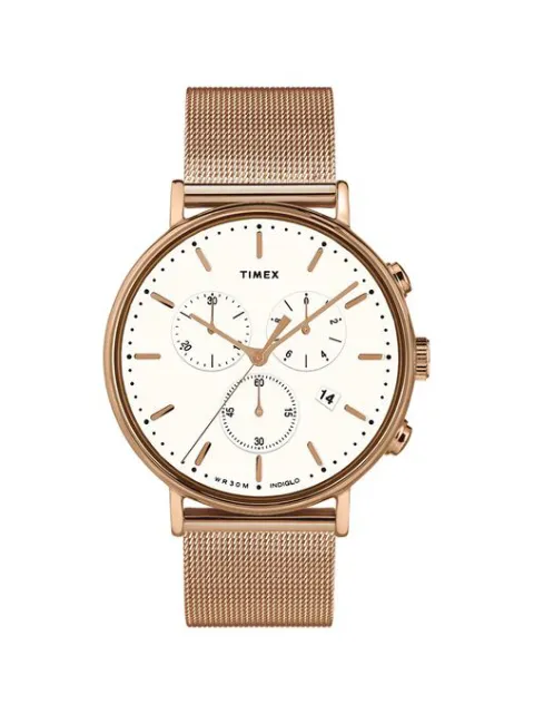 TIMEX Fairfield Chronograph 41mm White TW2T37200VQ