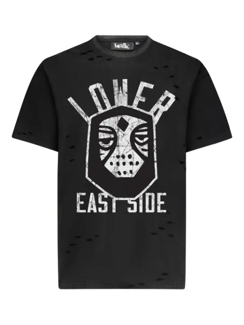 Haculla distressed Lower East Side T-shirt Black HA02BFT01