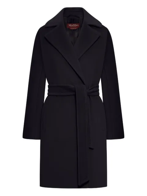 Max Mara belted wool coat Black 2526016112600