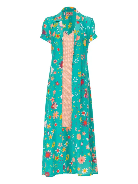 Lhd THE MARLIN floral dress Green LHD01D00013