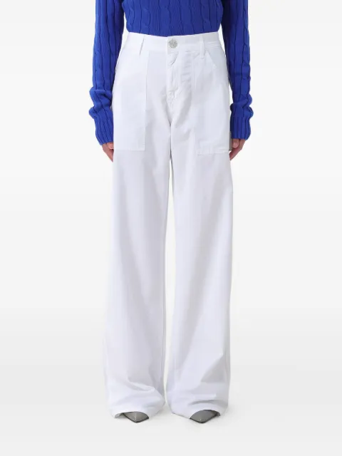 Jacob Cohën patch-pocket trousers White VP02801S4142